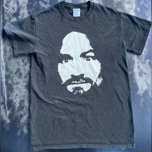 CHARLES MANSON tee SZ SMALL